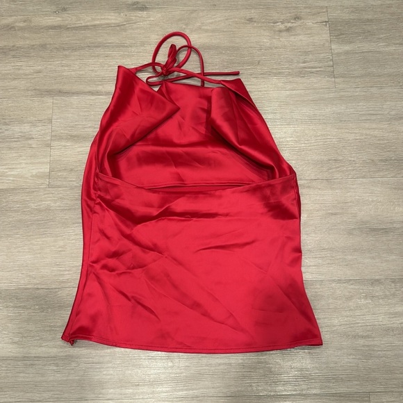 Lovers and Friends Revolve Pink Cowl Neck River Top - Picture 3 of 4